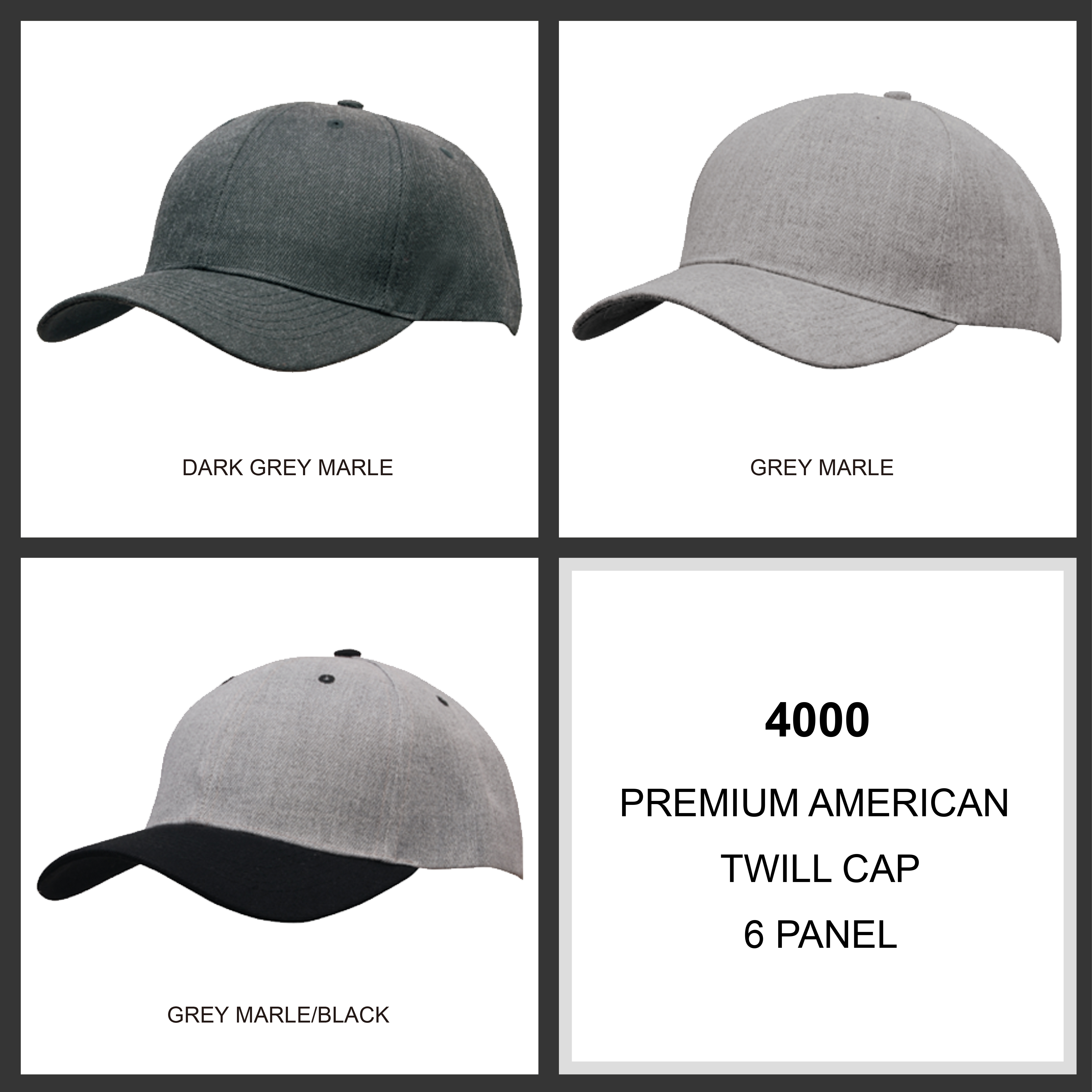 Premium American Twill Cap (4000) 2 | | Promotion Wear