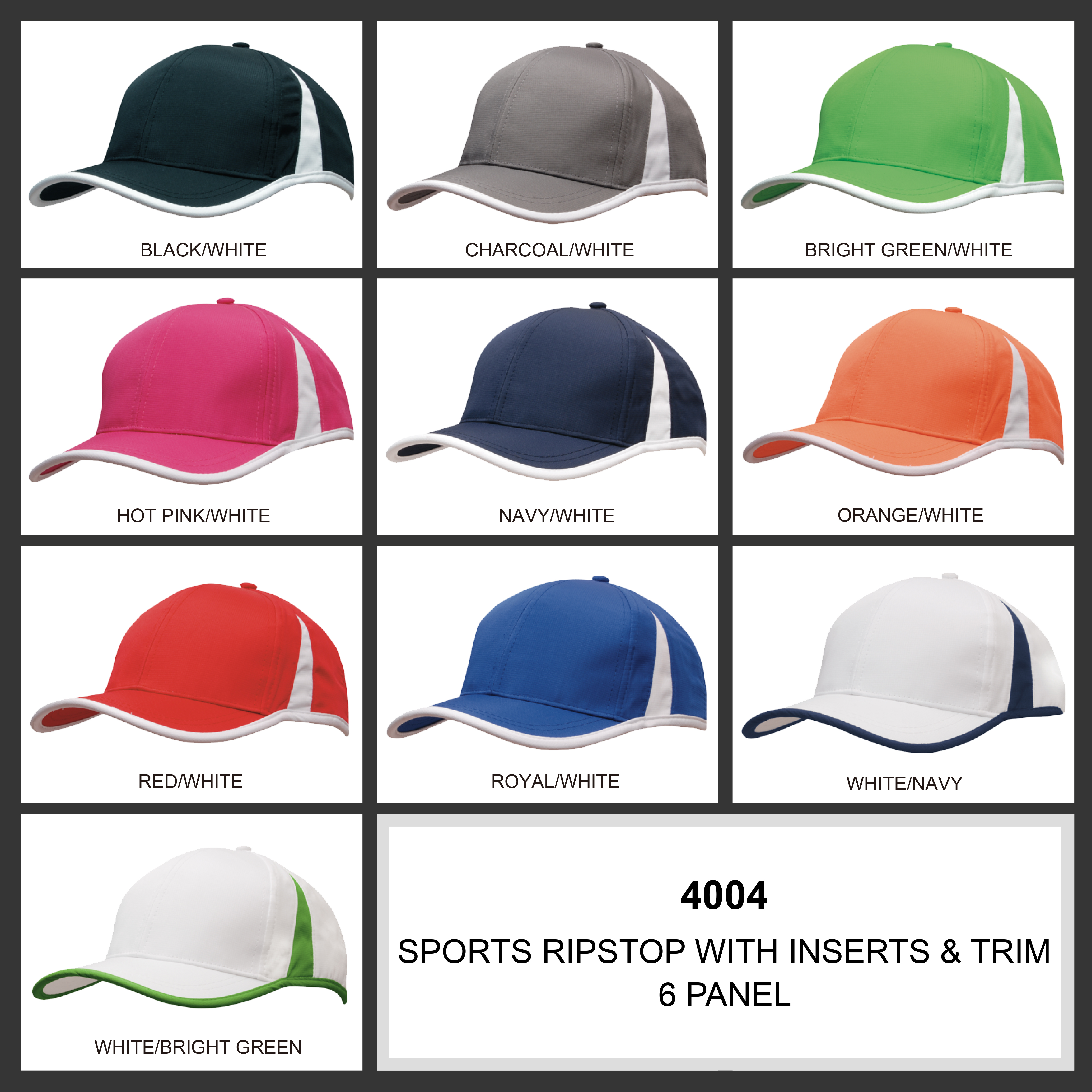 Sports Ripstop with Inserts and Trim(4004) 2 | | Promotion Wear